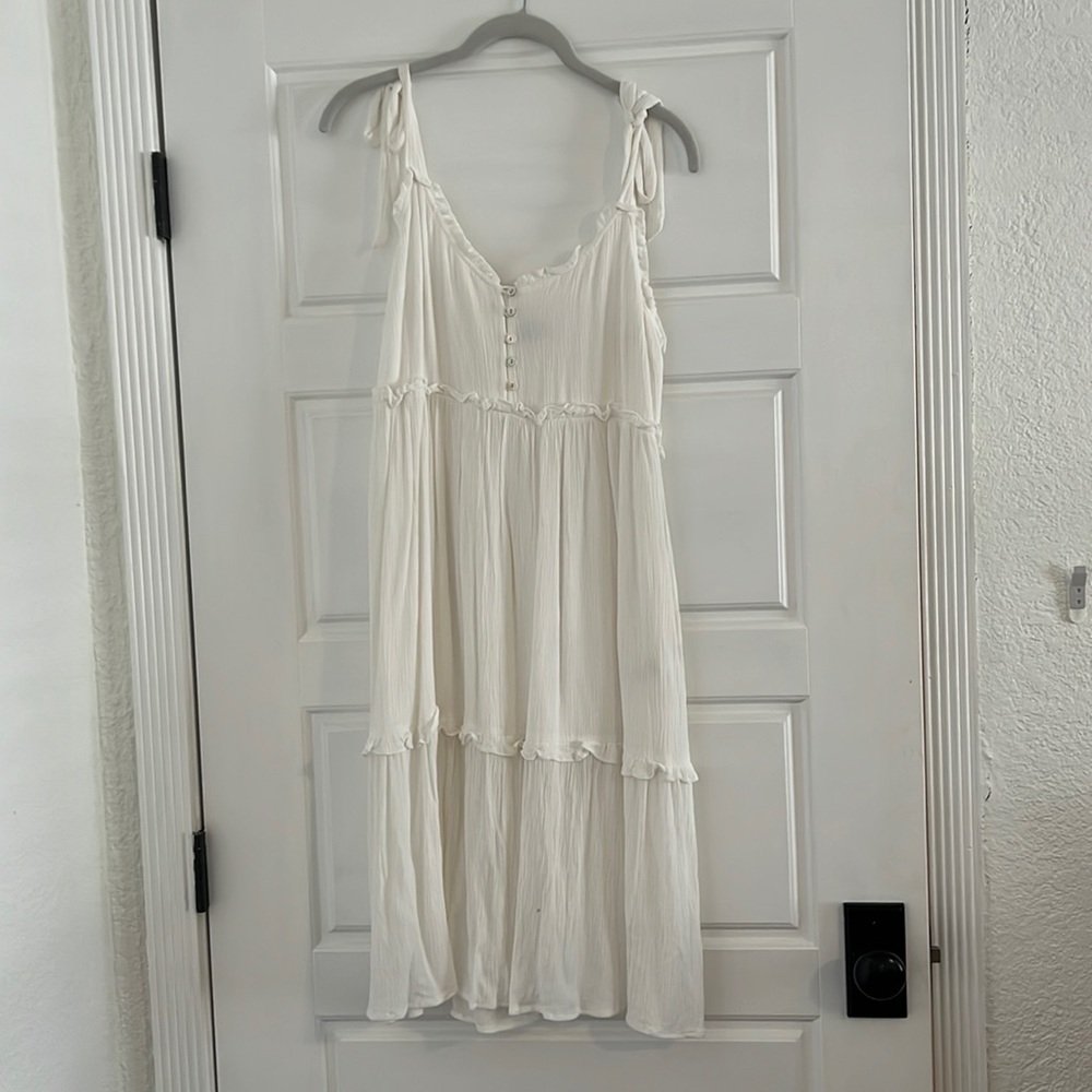 Wishlist Apparel - White Midi Summer Dress - Small